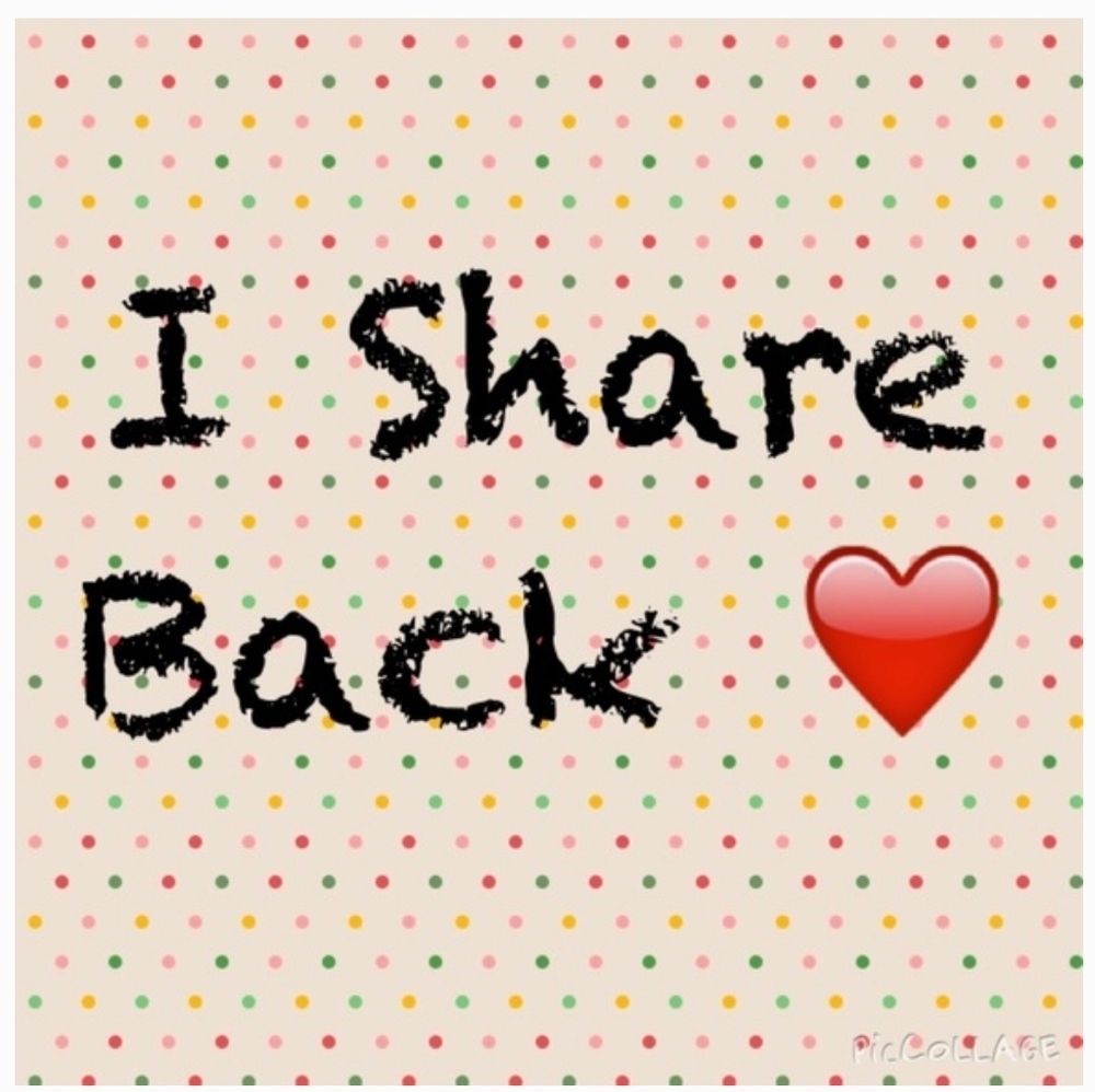 If you share, I share, We all share together!!😄💜